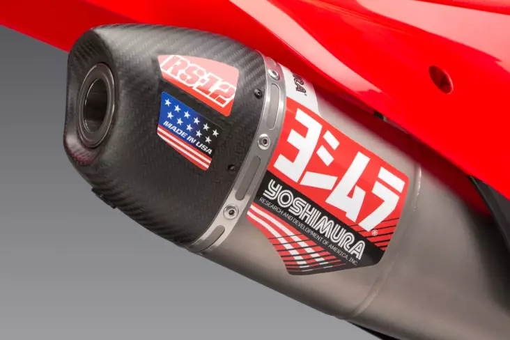 Yoshimura Muffler Badge RS-12 Decal Set - Ljuddämparfästen - D527179 - 1